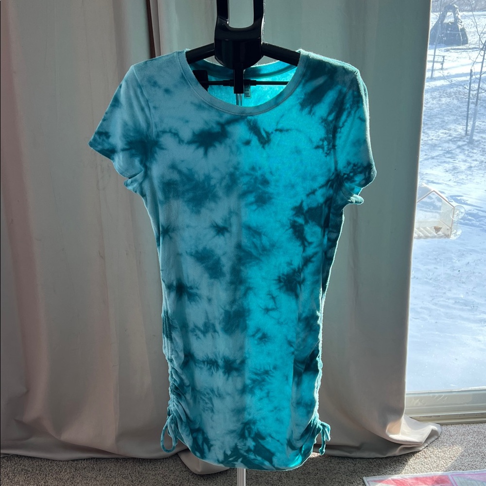 Victoria's Secret Aqua Tie-Dye Swim Coverup
